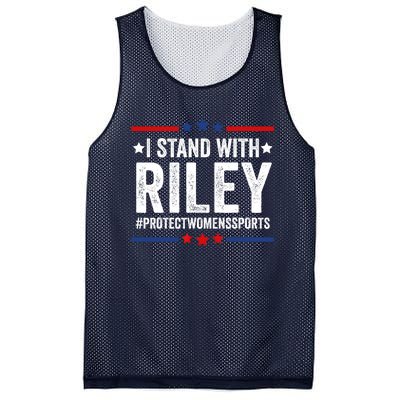 I Stand With Riley Protect Womens Sports Mesh Reversible Basketball Jersey Tank