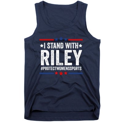 I Stand With Riley Protect Womens Sports Tank Top