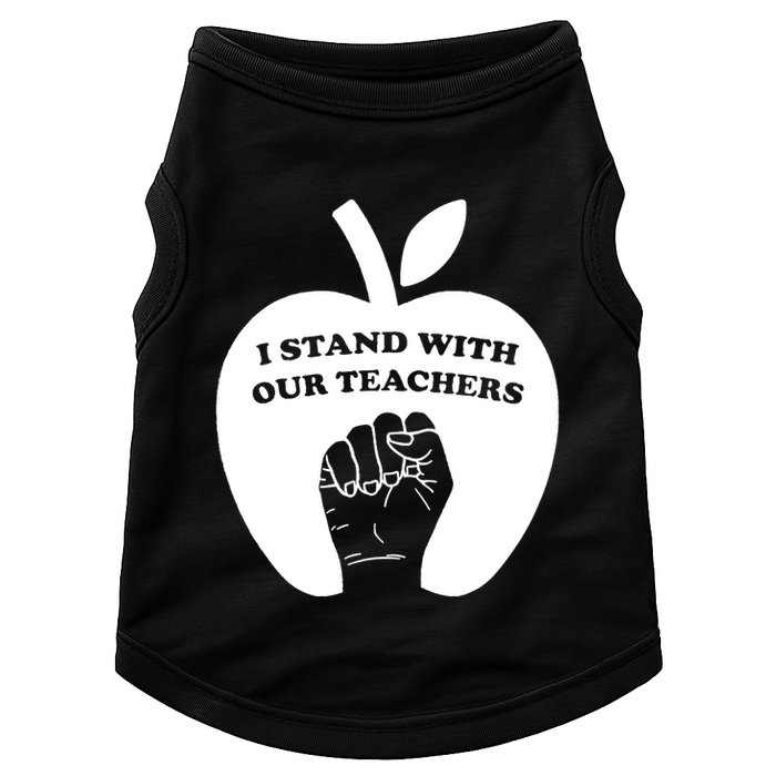 I Stand With Our Teachers & Stand Against Book Banning! Doggie Tank