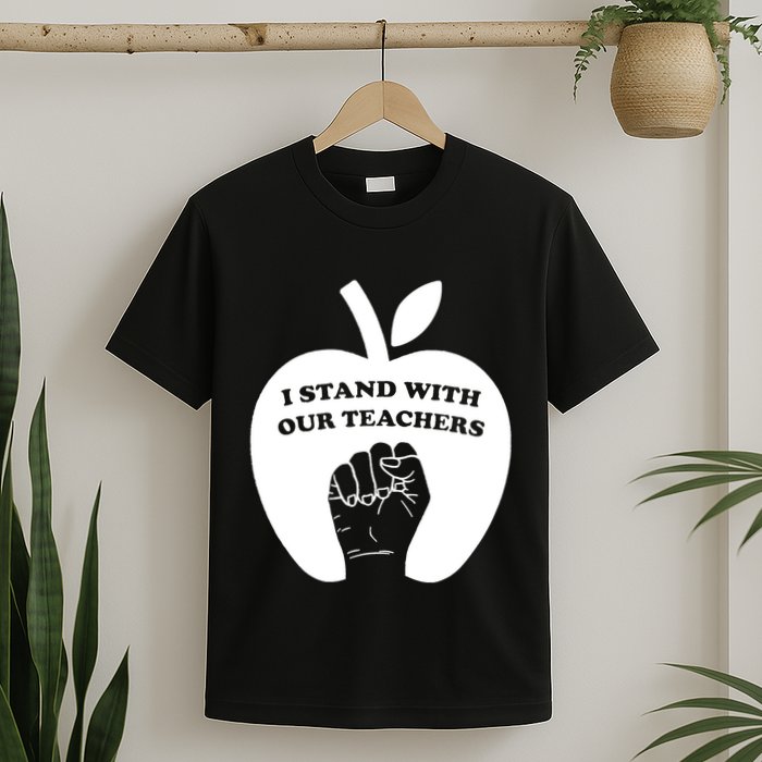 I Stand With Our Teachers & Stand Against Book Banning! T-Shirt