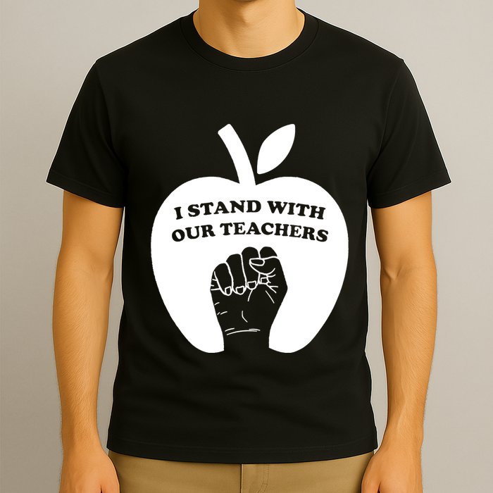 I Stand With Our Teachers & Stand Against Book Banning! T-Shirt