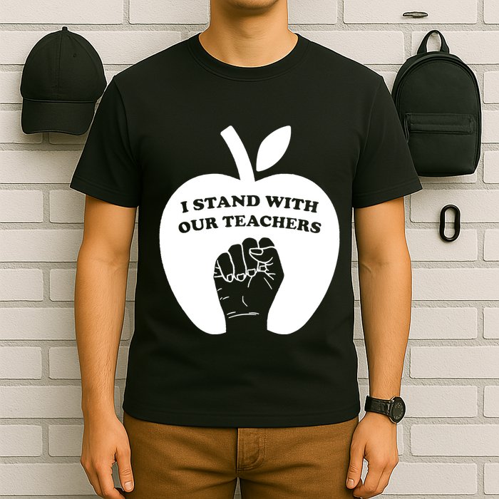 I Stand With Our Teachers & Stand Against Book Banning! T-Shirt