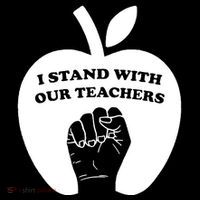 I Stand With Our Teachers & Stand Against Book Banning! Tall T-Shirt