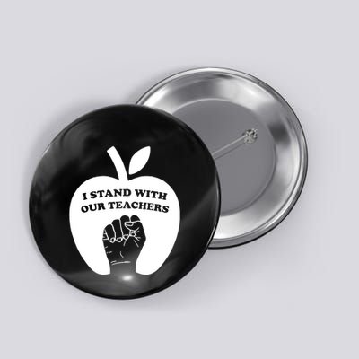 I Stand With Our Teachers & Stand Against Book Banning! Button