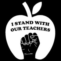 I Stand With Our Teachers & Stand Against Book Banning! 16 in Basic Backpack