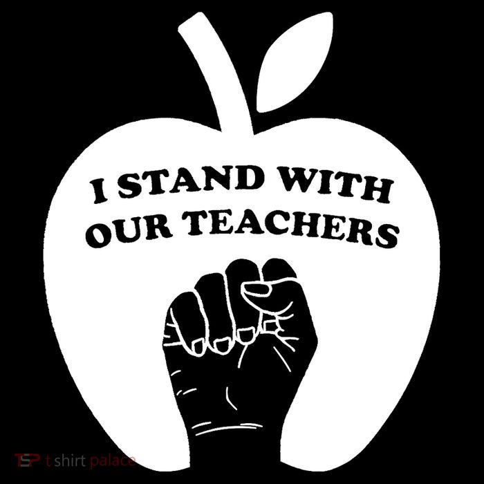 I Stand With Our Teachers & Stand Against Book Banning! Poster