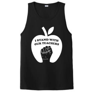 I Stand With Our Teachers & Stand Against Book Banning! PosiCharge Competitor Tank