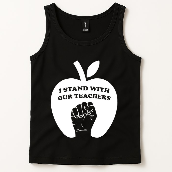 I Stand With Our Teachers & Stand Against Book Banning! Tank Top