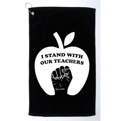 I Stand With Our Teachers & Stand Against Book Banning! Golf Towel