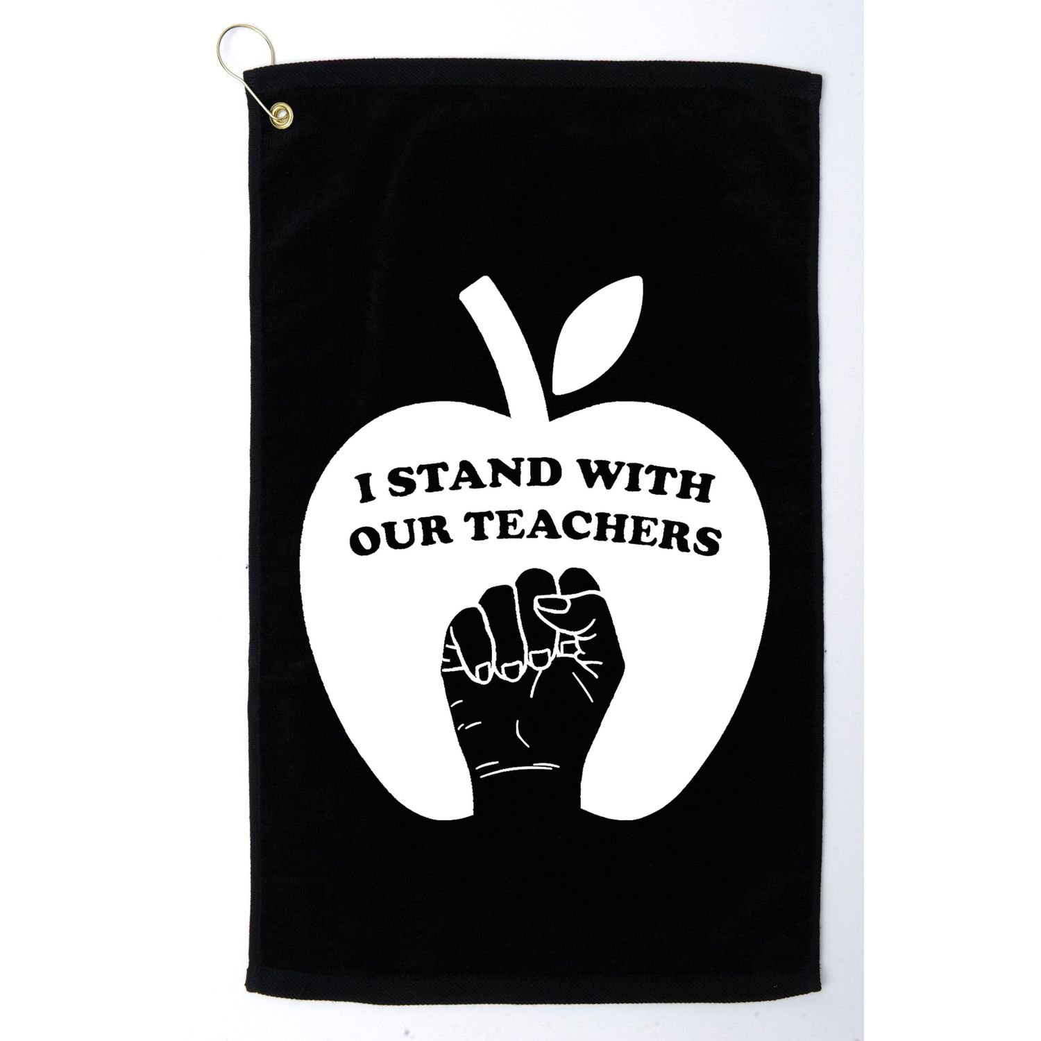 I Stand With Our Teachers & Stand Against Book Banning! Golf Towel