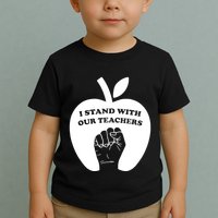 I Stand With Our Teachers & Stand Against Book Banning! Toddler T-Shirt