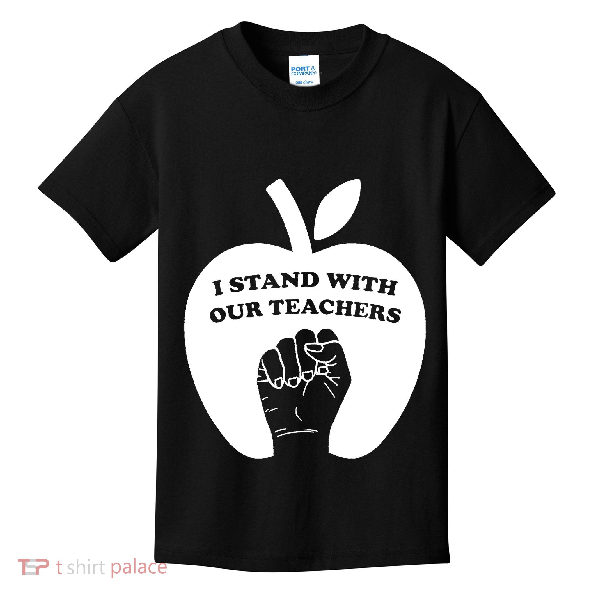 I Stand With Our Teachers & Stand Against Book Banning! Kids T-Shirt