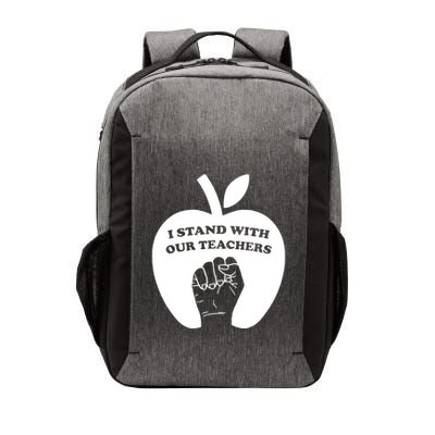 I Stand With Our Teachers & Stand Against Book Banning! Vector Backpack