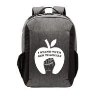 I Stand With Our Teachers & Stand Against Book Banning! Vector Backpack