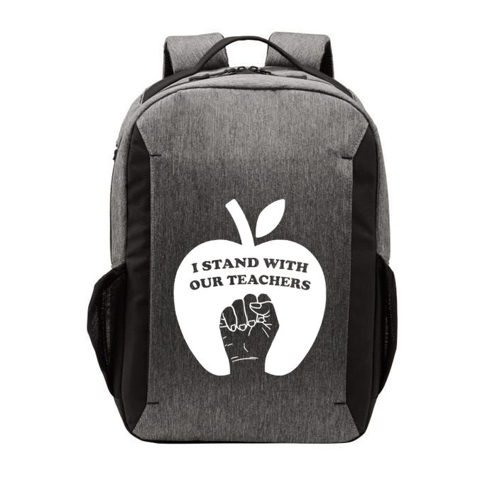 I Stand With Our Teachers & Stand Against Book Banning! Vector Backpack