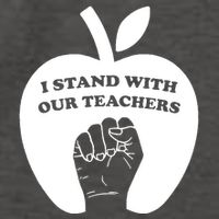 I Stand With Our Teachers & Stand Against Book Banning! Vector Backpack
