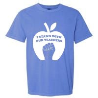 I Stand With Our Teachers & Stand Against Book Banning! Garment-Dyed Heavyweight T-Shirt