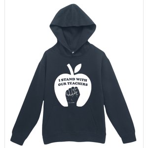 I Stand With Our Teachers & Stand Against Book Banning! Urban Pullover Hoodie