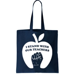 I Stand With Our Teachers & Stand Against Book Banning! Tote Bag