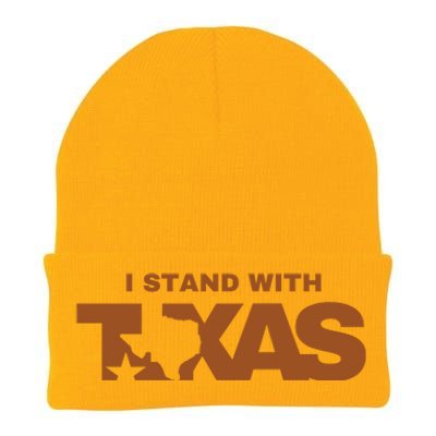 I Stand With Texas Knit Cap Winter Beanie