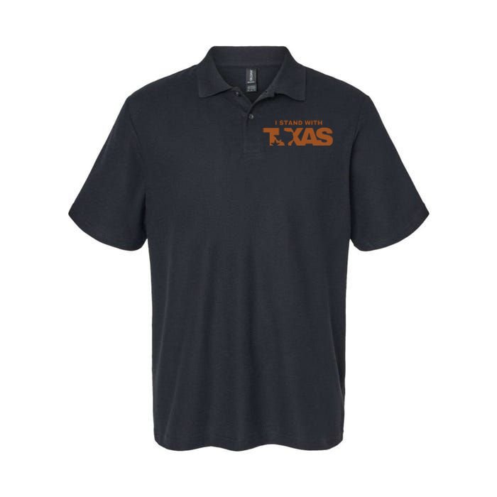 I Stand With Texas Softstyle Adult Sport Polo