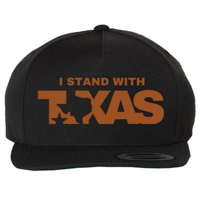 I Stand With Texas Wool Snapback Cap