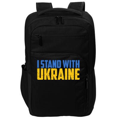 I Stand With Ukraine Support Ukraine Impact Tech Backpack