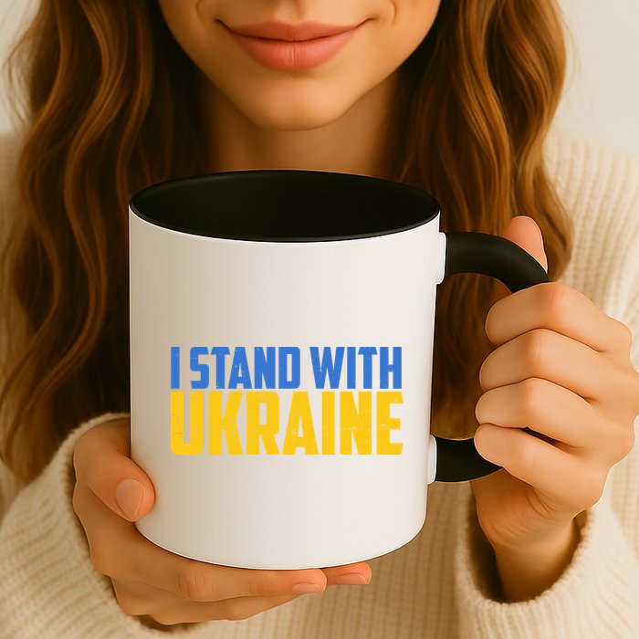 I Stand With Ukraine Support Ukraine Mug