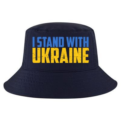 I Stand With Ukraine Support Ukraine Cool Comfort Performance Bucket Hat