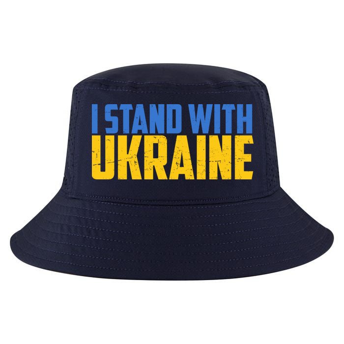 I Stand With Ukraine Support Ukraine Cool Comfort Performance Bucket Hat
