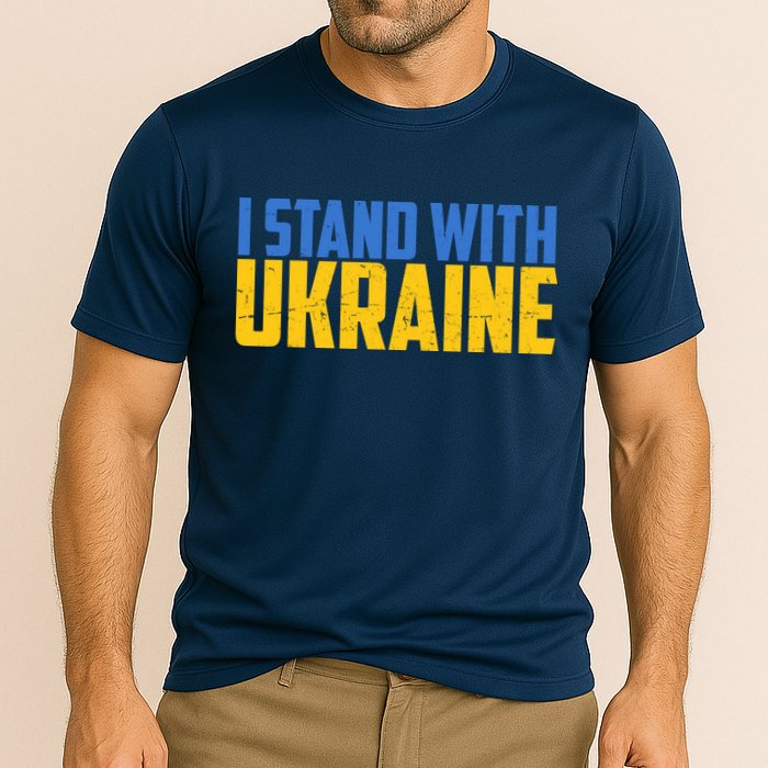 I Stand With Ukraine Support Ukraine Performance Shirt