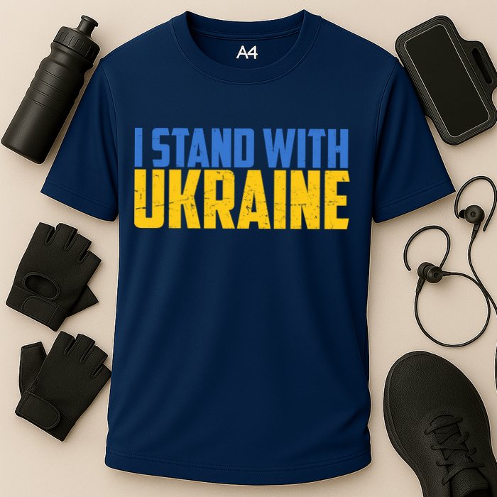 I Stand With Ukraine Support Ukraine Performance Shirt