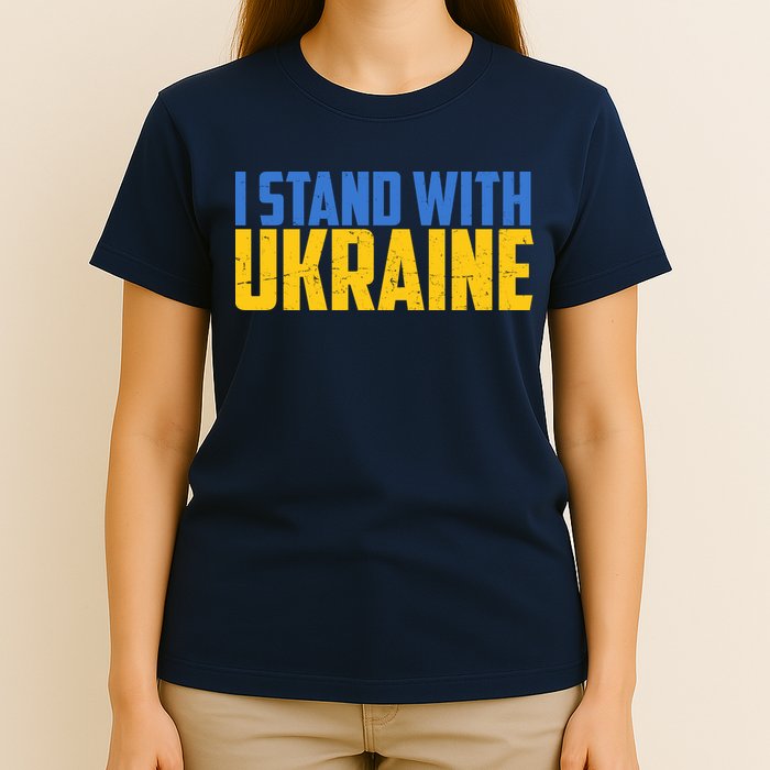 I Stand With Ukraine Support Ukraine T-Shirt