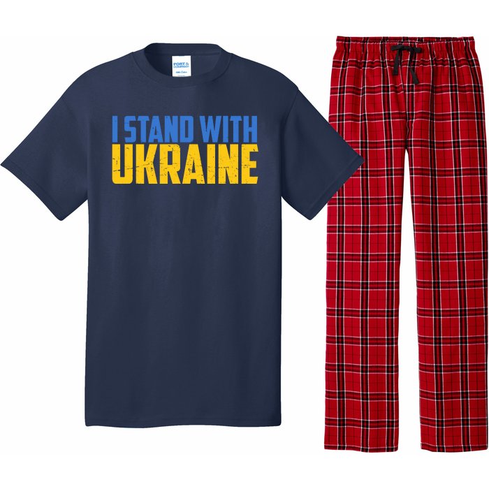 I Stand With Ukraine Support Ukraine Pajama Set