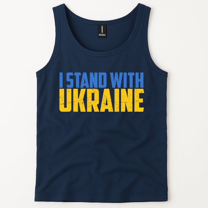 I Stand With Ukraine Support Ukraine Tank Top