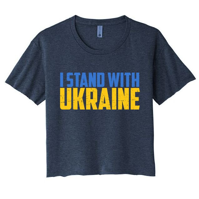 I Stand With Ukraine Support Ukraine Crop Top