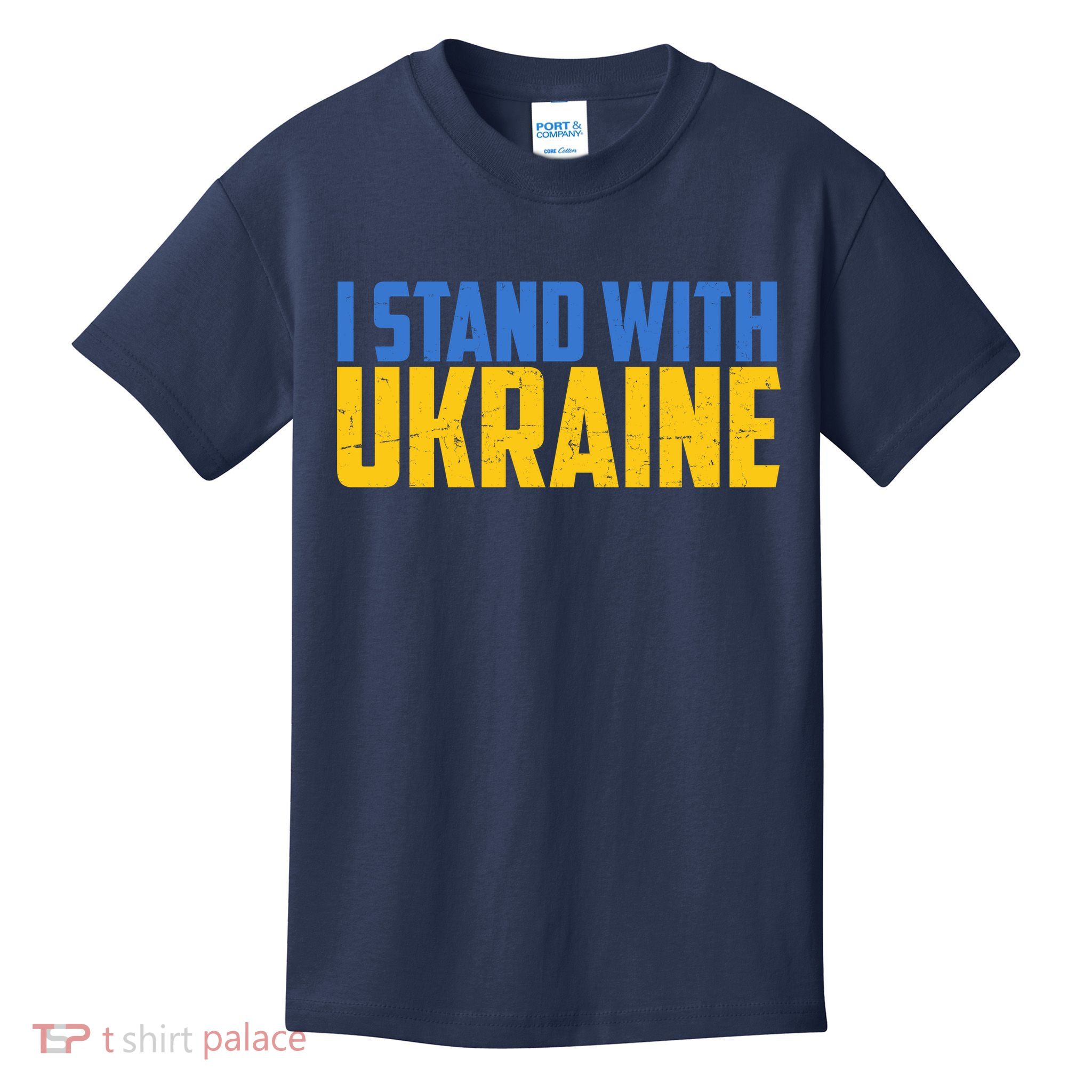 I Stand With Ukraine Support Ukraine Kids T-Shirt