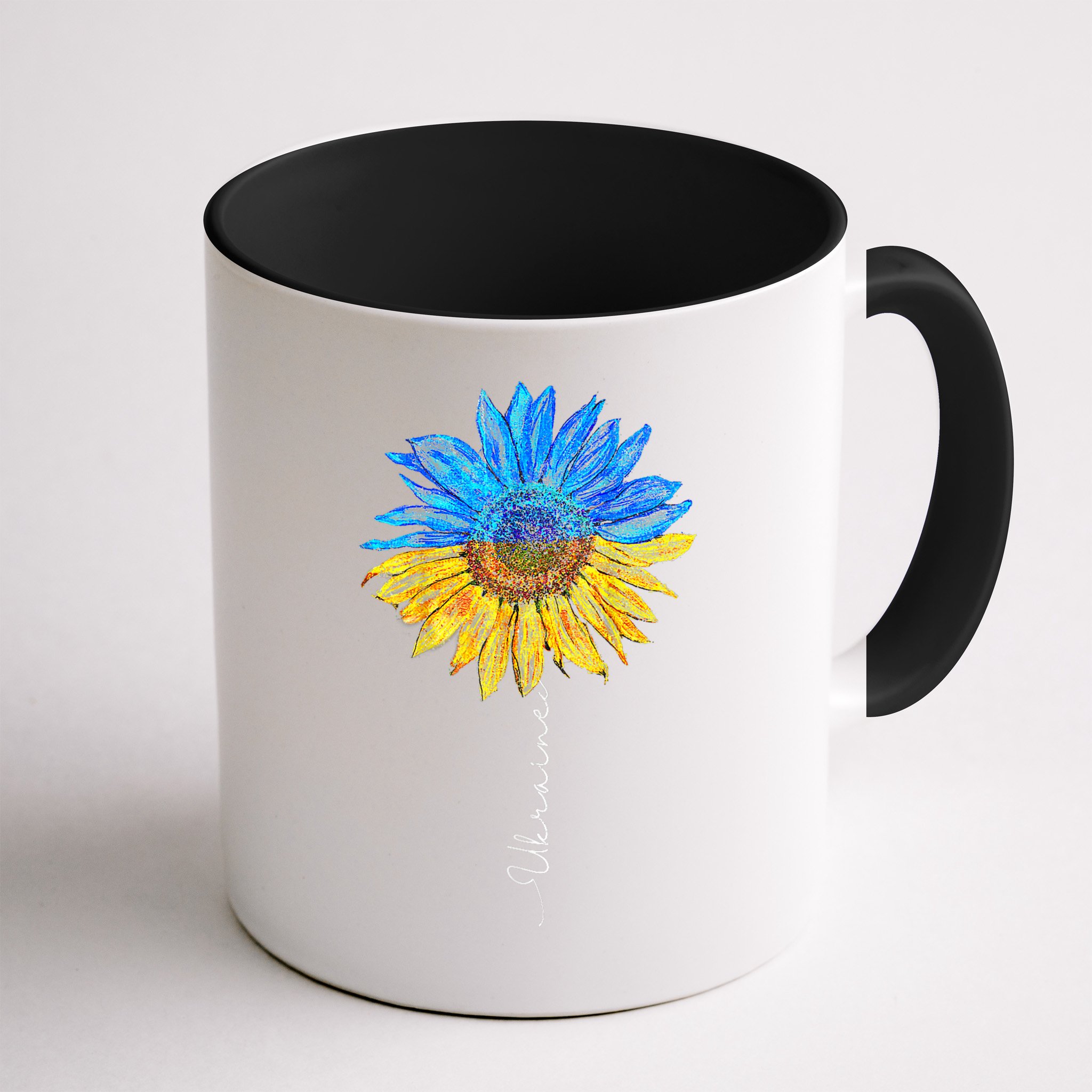 I Stand with Ukraine Ukraine Flag Sunflower Vintage Mug