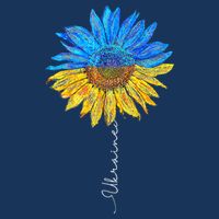 I Stand with Ukraine Ukraine Flag Sunflower Vintage Flatbill Hat
