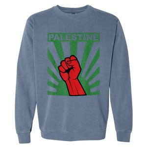 I Stand With Palestine For Their Freedom Free Palestine Garment-Dyed Sweatshirt