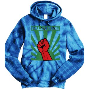 I Stand With Palestine For Their Freedom Free Palestine Tie Dye Hoodie