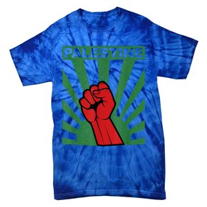 I Stand With Palestine For Their Freedom Free Palestine Tie-Dye T-Shirt