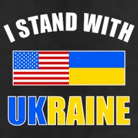I Stand With Ukraine USA Support Flags United Adult Drive Performance Visor