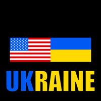 I Stand With Ukraine USA Support Flags United Mug