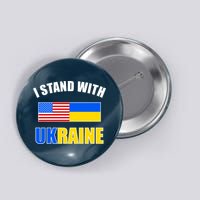 I Stand With Ukraine USA Support Flags United Button
