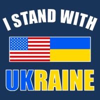 I Stand With Ukraine USA Support Flags United 16 in Basic Backpack