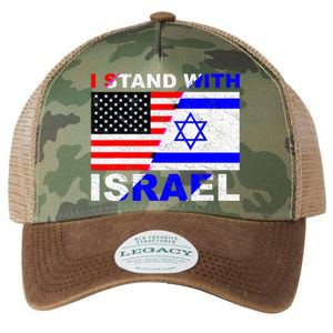 I Stand With Israel Pray For Israel Us Israel Flag Legacy Tie Dye Trucker Hat