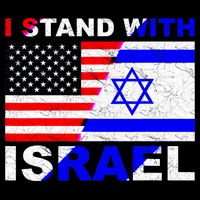 I Stand With Israel Pray For Israel Us Israel Flag Cooling Performance Crew T-Shirt