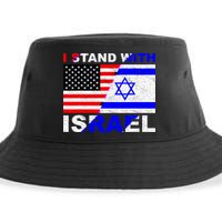 I Stand With Israel Pray For Israel Us Israel Flag Sustainable Bucket Hat