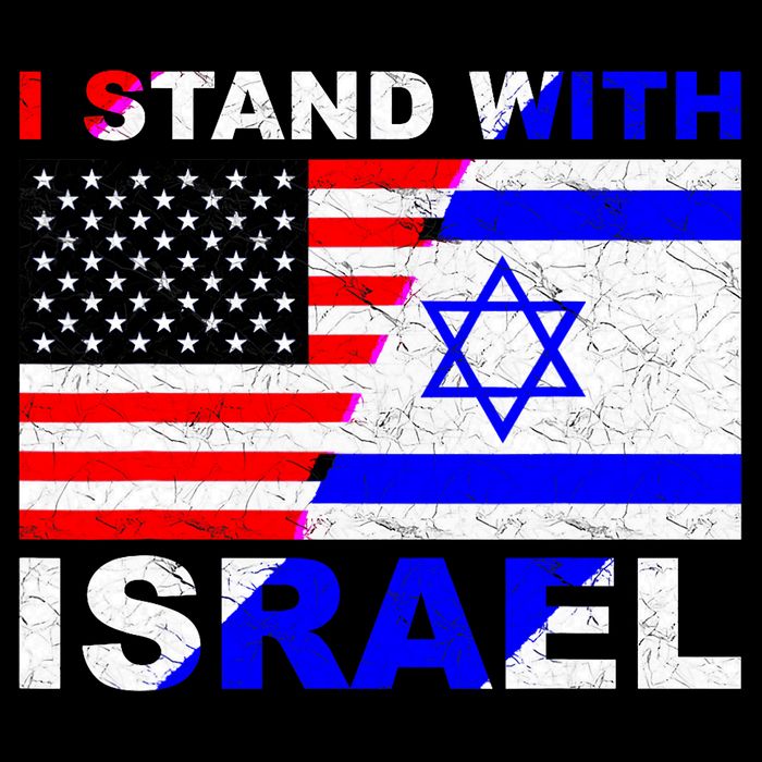 I Stand With Israel Pray For Israel Us Israel Flag Sustainable Bucket Hat